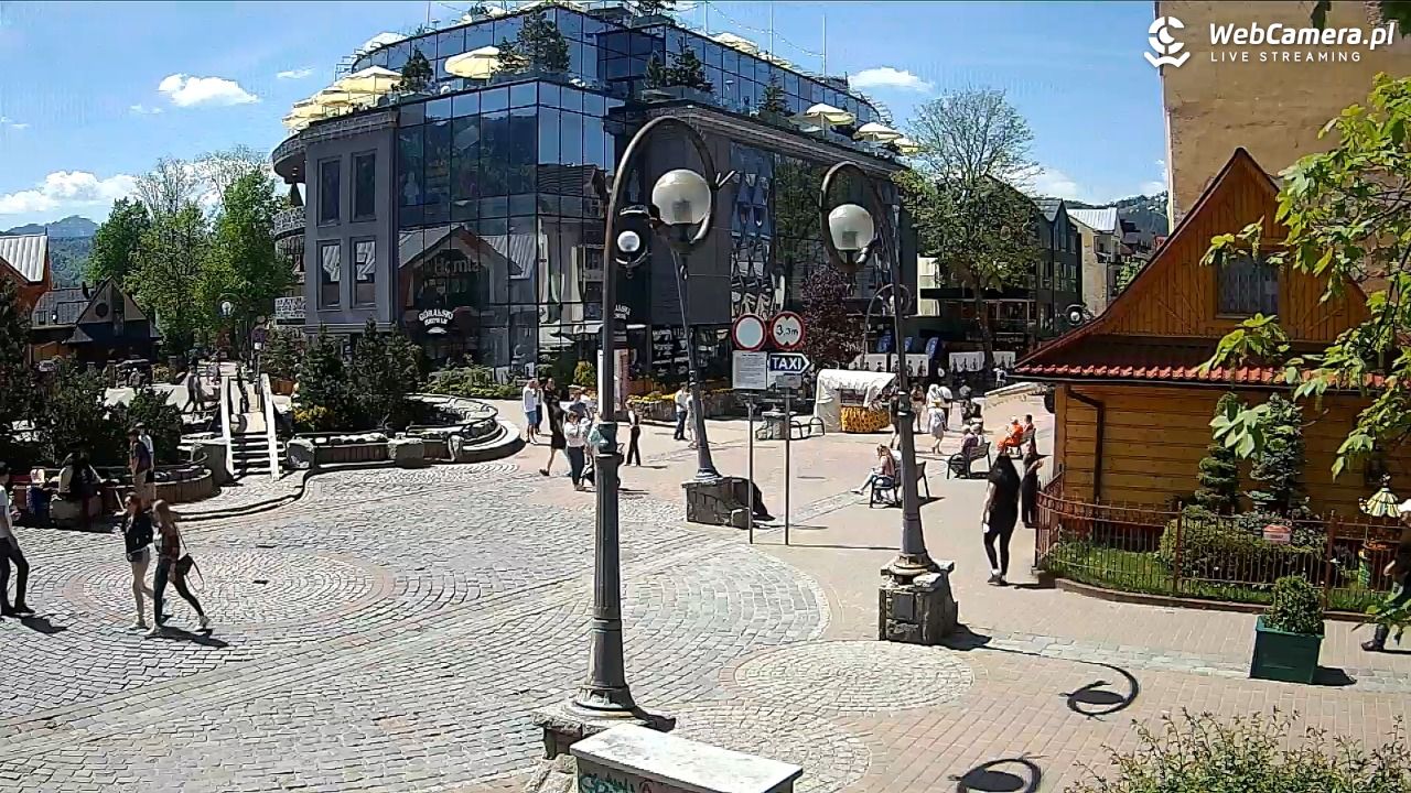 Widok na Krupówki w Zakopanem - 24 maj 2026, 13:27