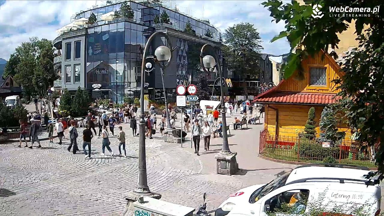 Widok na Krupówki w Zakopanem - 19 sierpień 2025, 12:12