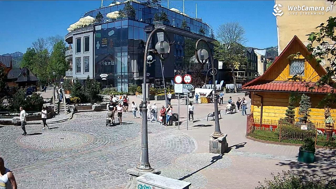 Widok na Krupówki w Zakopanem - 23 maj 2026, 10:57