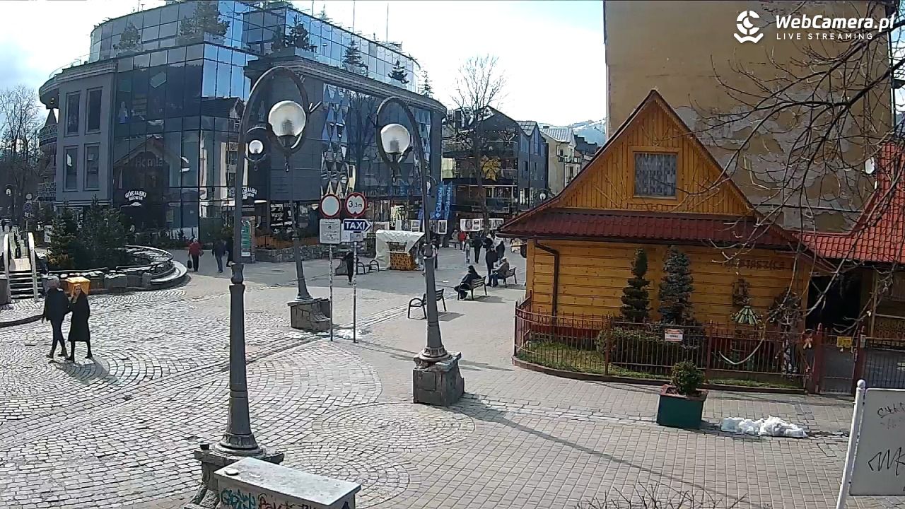 Widok na Krupówki w Zakopanem - 09 kwiecień 2026, 15:36