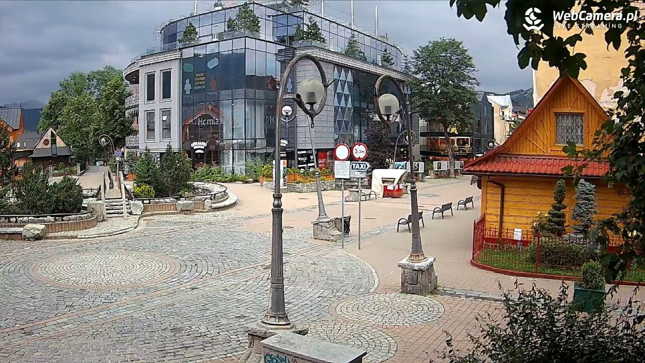 Widok na Krupówki w Zakopanem - 09 lipiec 2026, 07:14