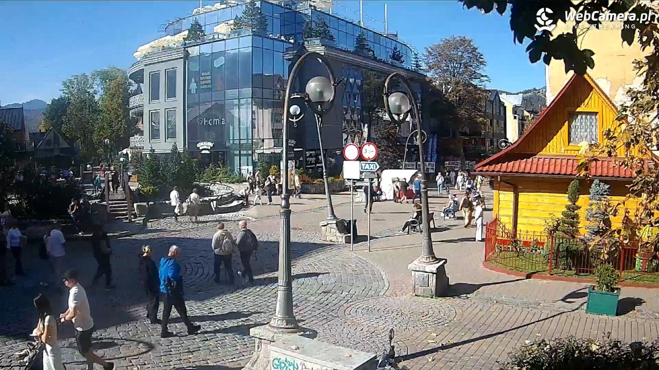 Widok na Krupówki w Zakopanem - 03 październik 2026, 09:20