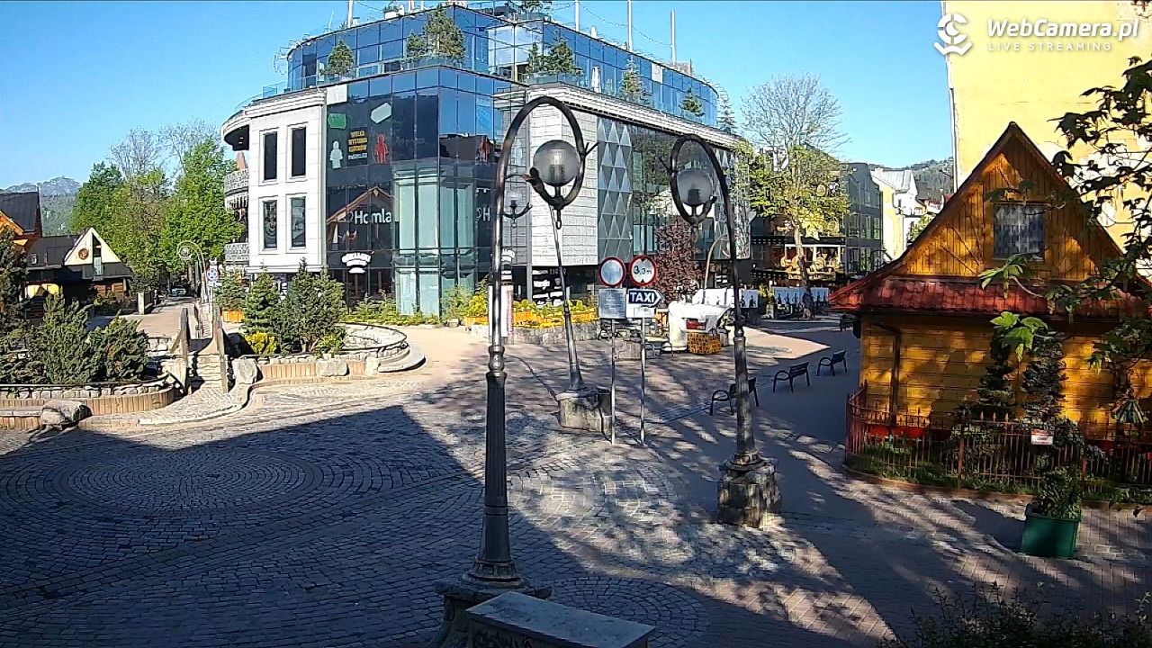 Widok na Krupówki w Zakopanem - 23 maj 2026, 07:18