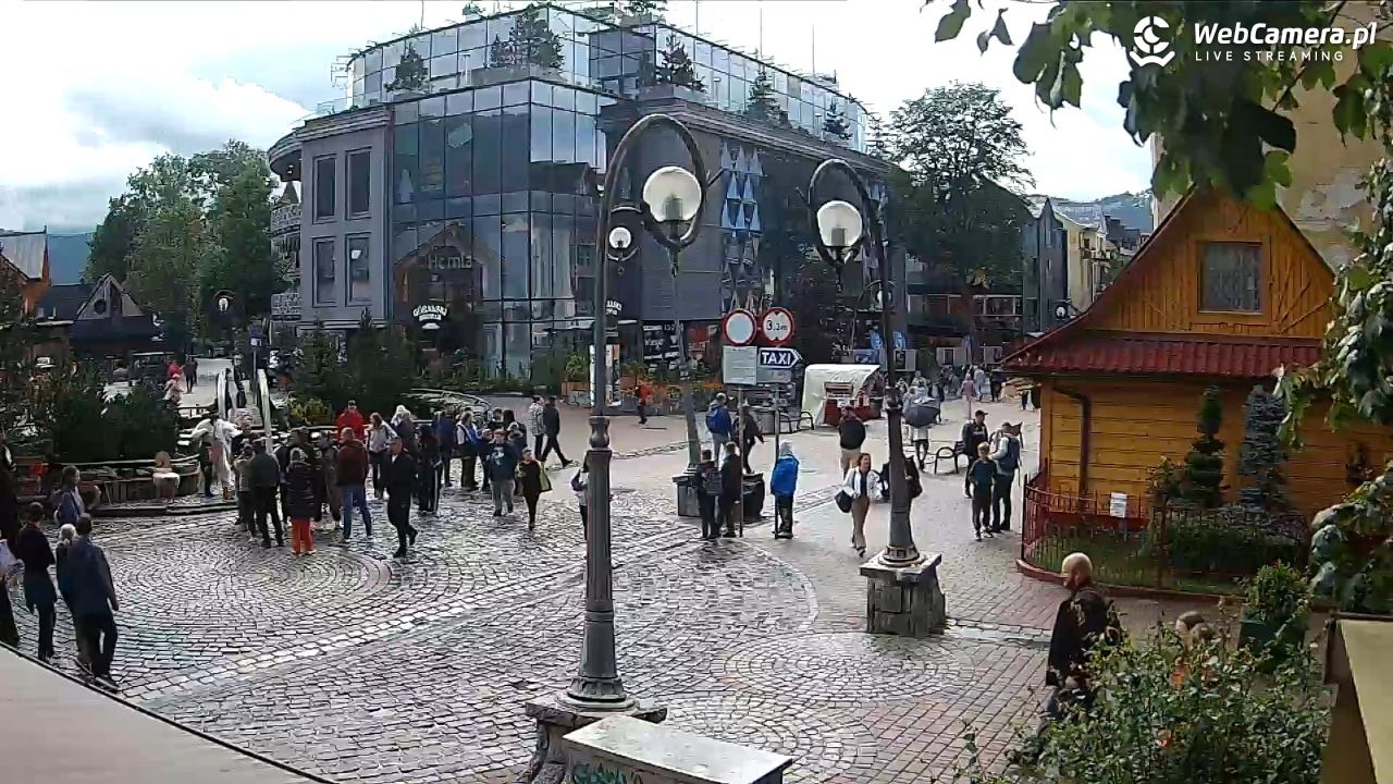 Widok na Krupówki w Zakopanem - 09 lipiec 2026, 16:33