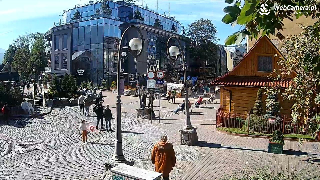 Widok na Krupówki w Zakopanem - 04 październik 2025, 13:46