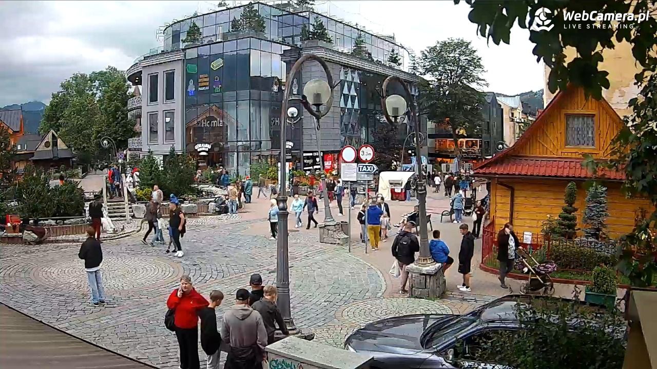 Widok na Krupówki w Zakopanem - 09 lipiec 2026, 18:51