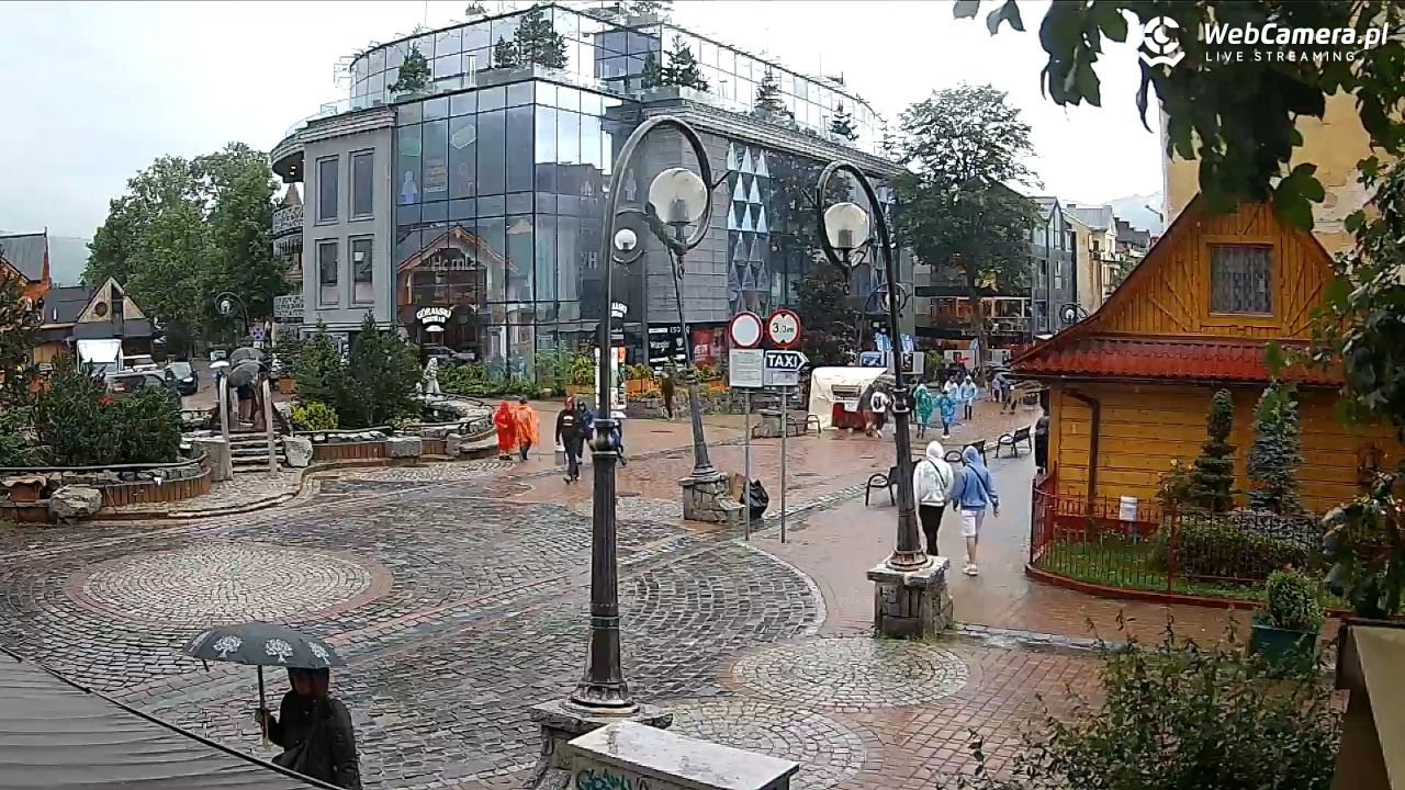 Widok na Krupówki w Zakopanem - 09 lipiec 2026, 14:55
