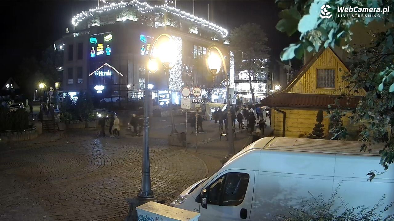 Widok na Krupówki w Zakopanem - 03 październik 2025, 19:13
