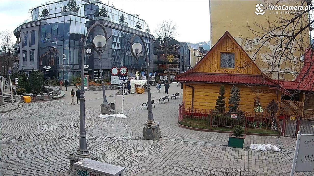 Widok na Krupówki w Zakopanem - 09 kwiecień 2026, 10:41