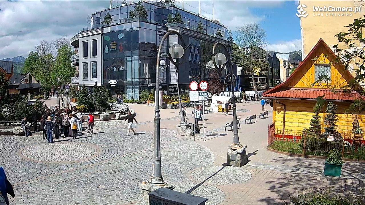Widok na Krupówki w Zakopanem - 22 maj 2026, 10:13