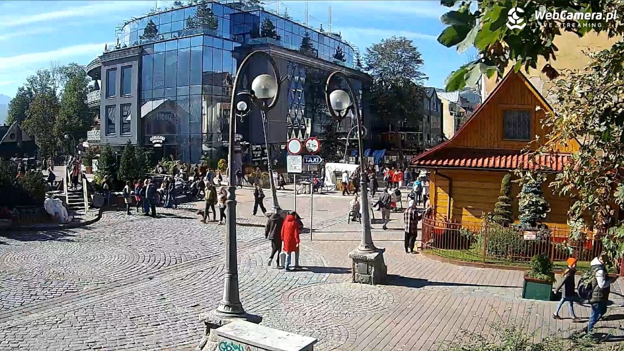 Widok na Krupówki w Zakopanem - 04 październik 2025, 13:18