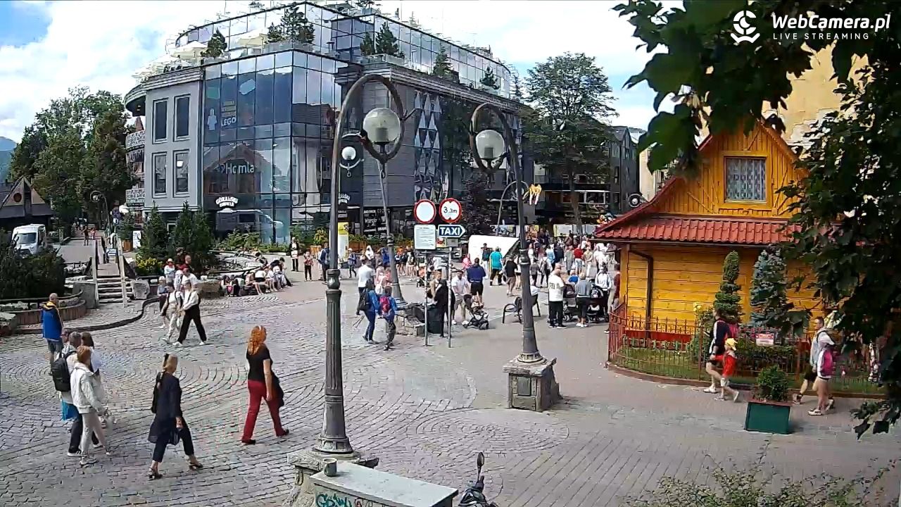 Widok na Krupówki w Zakopanem - 19 sierpień 2025, 11:55