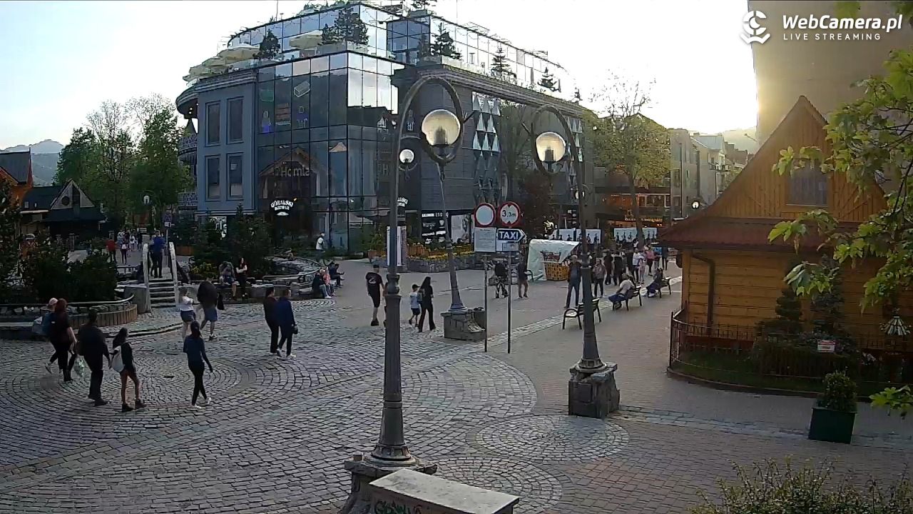 Widok na Krupówki w Zakopanem - 24 maj 2026, 19:30