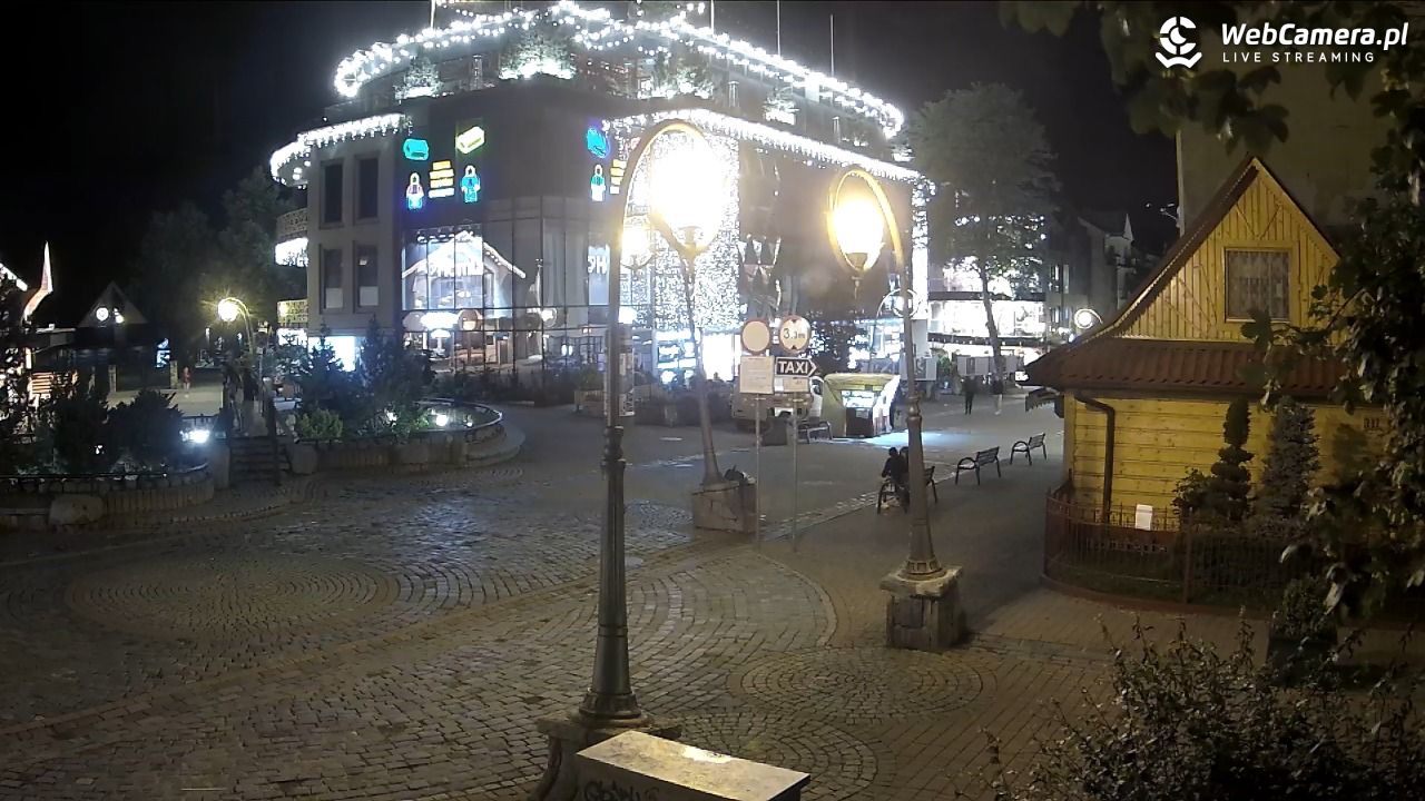 Widok na Krupówki w Zakopanem - 09 lipiec 2026, 22:35