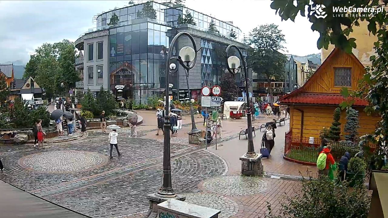 Widok na Krupówki w Zakopanem - 09 lipiec 2026, 14:59