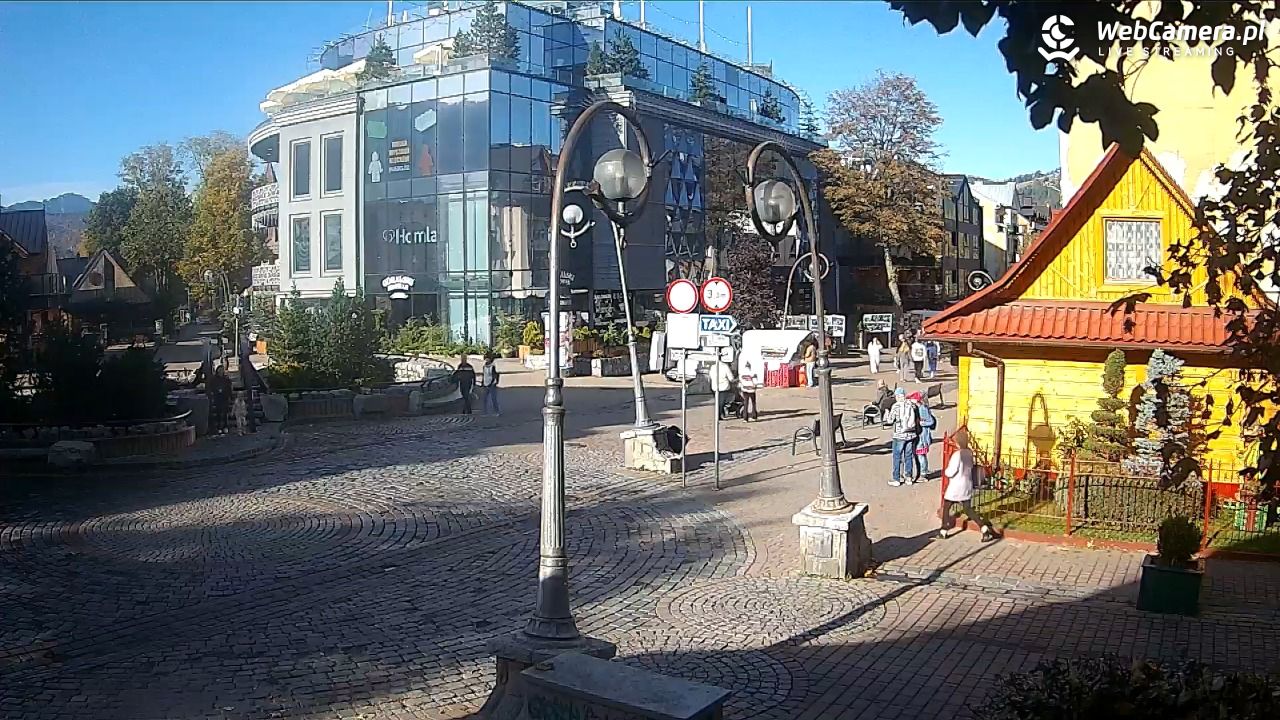 Widok na Krupówki w Zakopanem - 07 październik 2026, 09:50