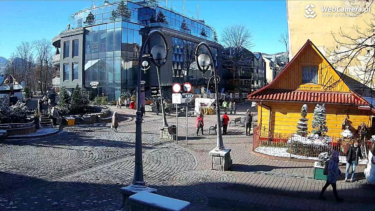 Widok na Krupówki w Zakopanem - 18 listopad 2025, 11:50