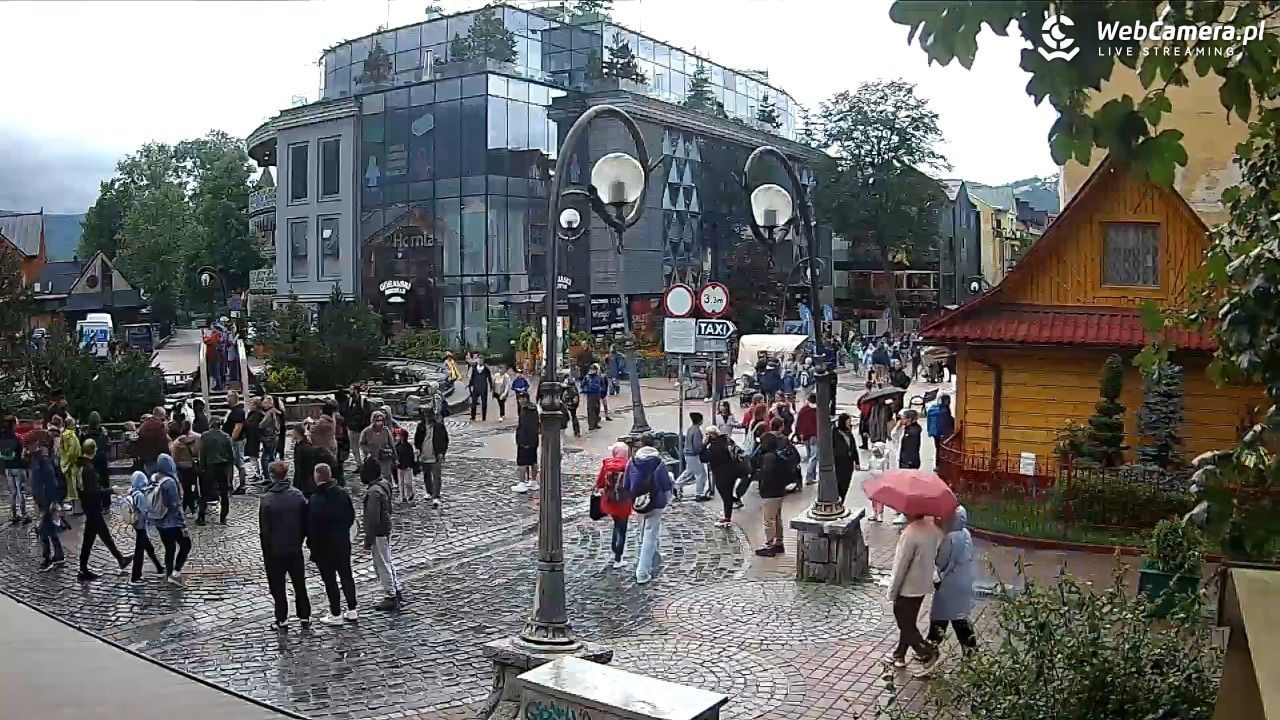 Widok na Krupówki w Zakopanem - 09 lipiec 2026, 16:28