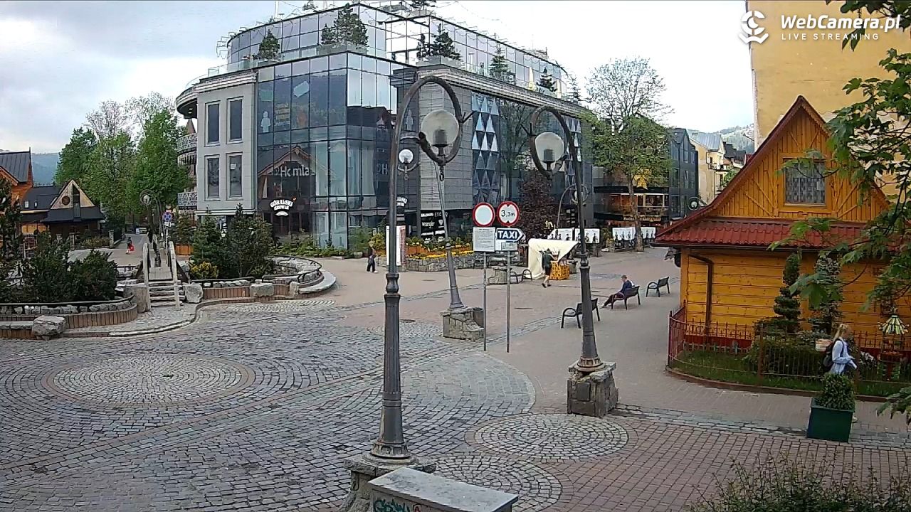 Widok na Krupówki w Zakopanem - 25 maj 2026, 07:37