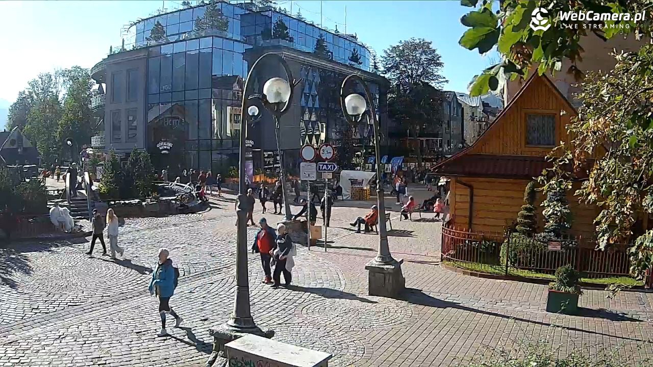 Widok na Krupówki w Zakopanem - 04 październik 2025, 14:53
