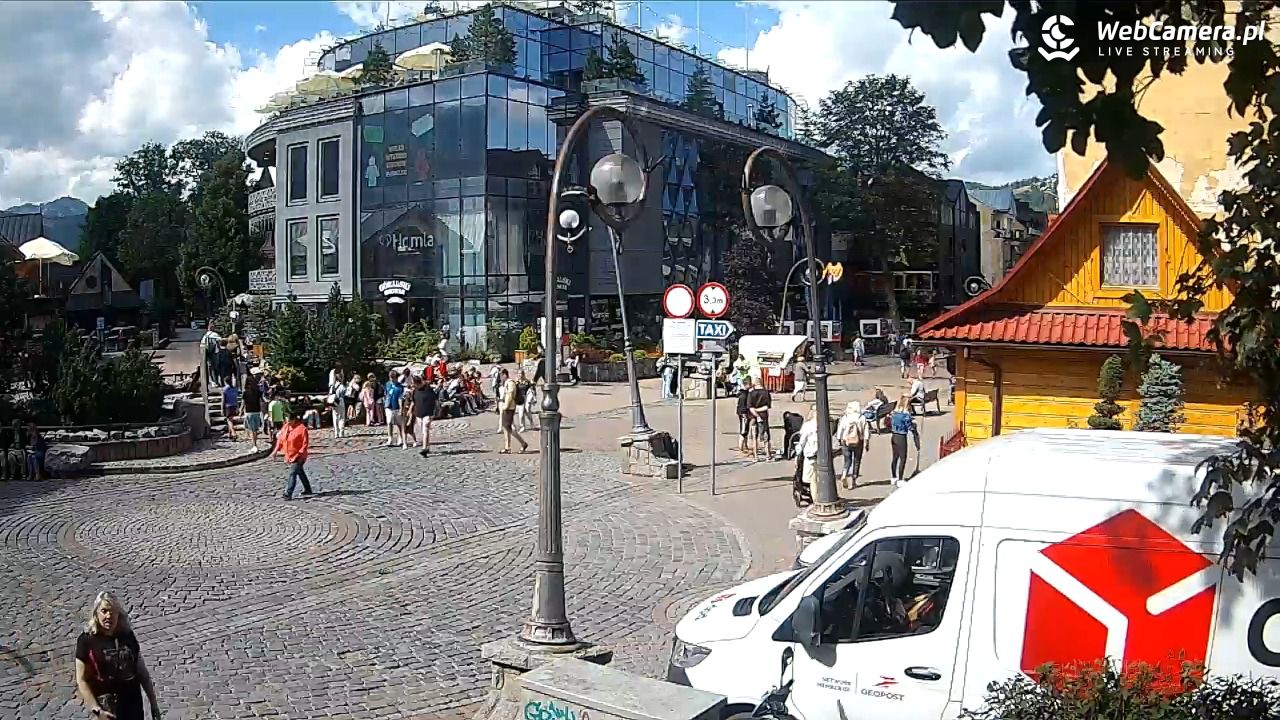Widok na Krupówki w Zakopanem - 24 sierpień 2026, 11:23