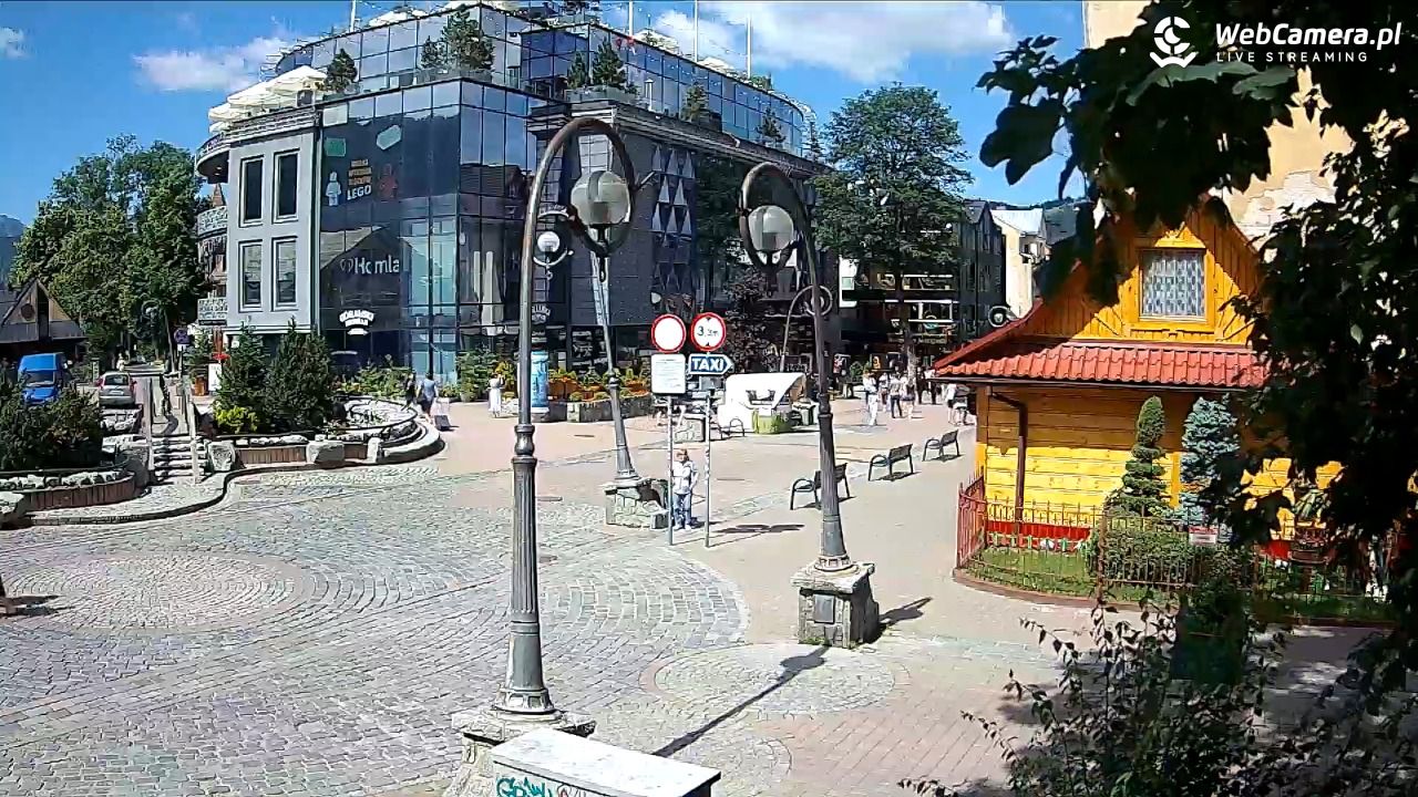 Widok na Krupówki w Zakopanem - 30 czerwiec 2025, 10:55