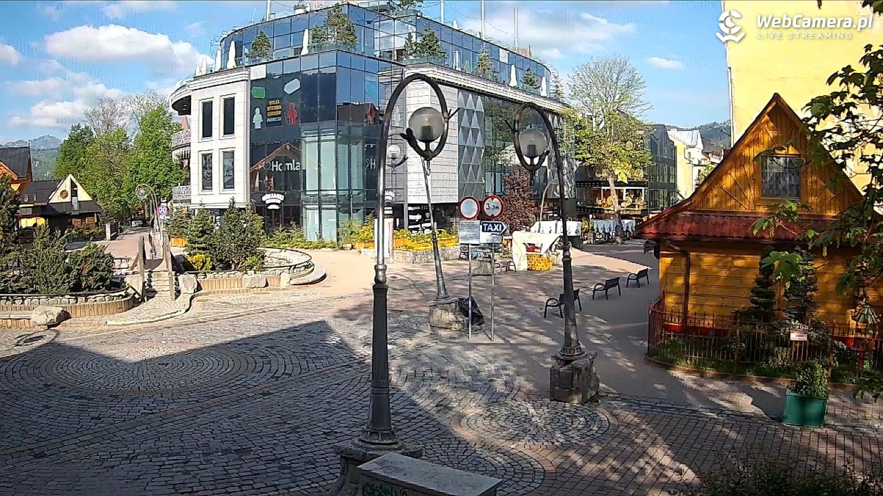 Widok na Krupówki w Zakopanem - 24 maj 2026, 07:29