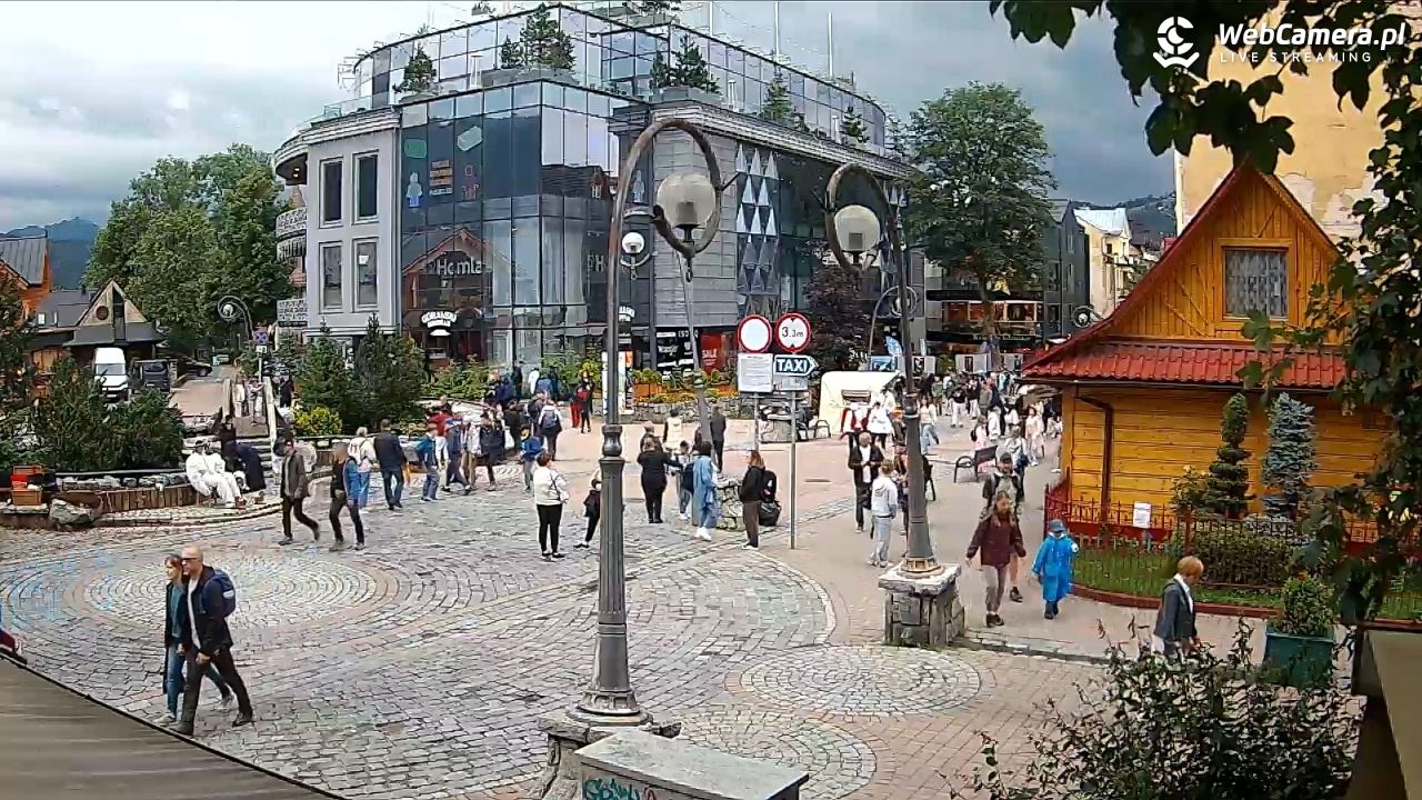 Widok na Krupówki w Zakopanem - 09 lipiec 2026, 15:52