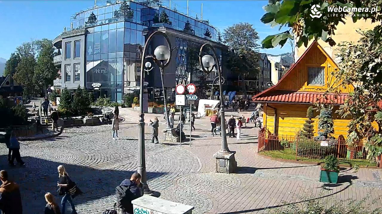 Widok na Krupówki w Zakopanem - 04 październik 2025, 12:13