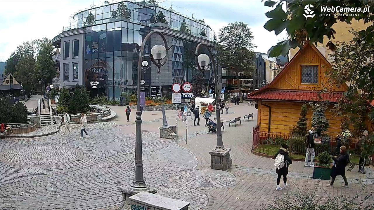 Widok na Krupówki w Zakopanem - 03 październik 2025, 12:44