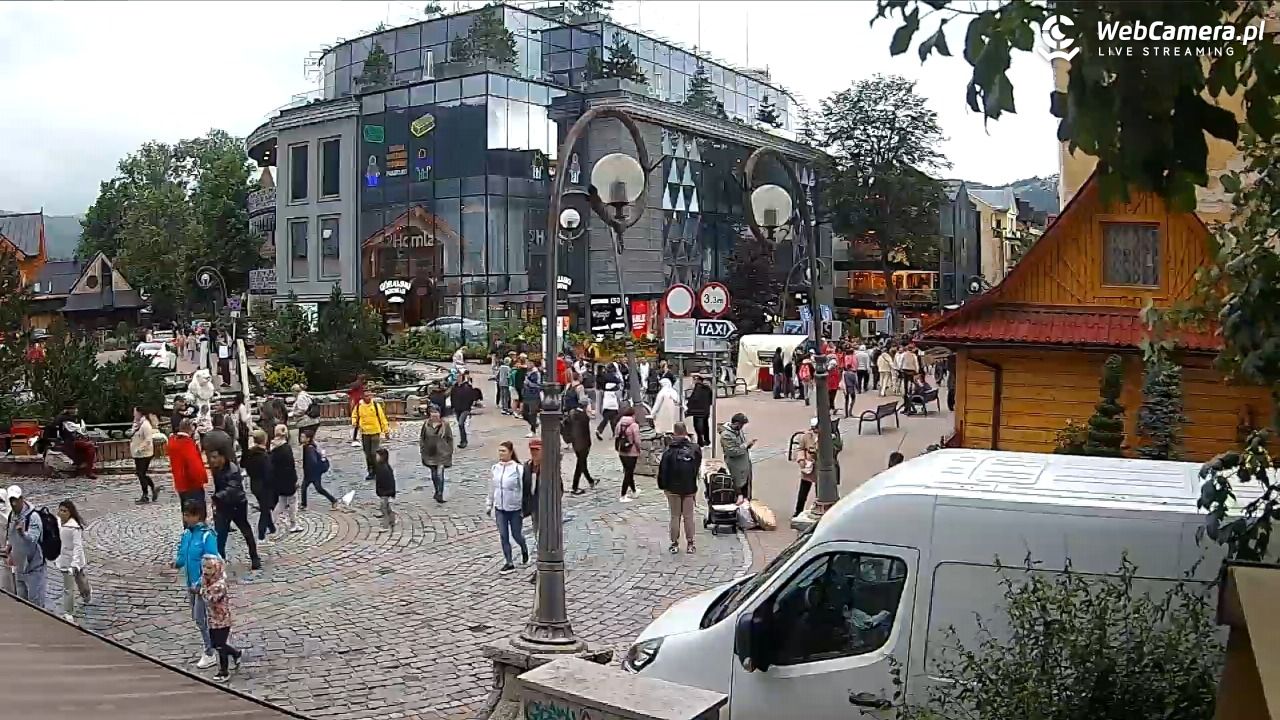 Widok na Krupówki w Zakopanem - 09 lipiec 2026, 18:20