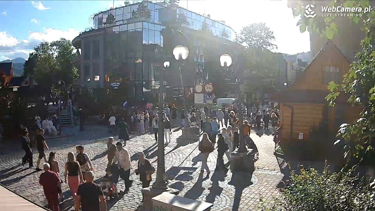 Widok na Krupówki w Zakopanem - 08 lipiec 2026, 18:24