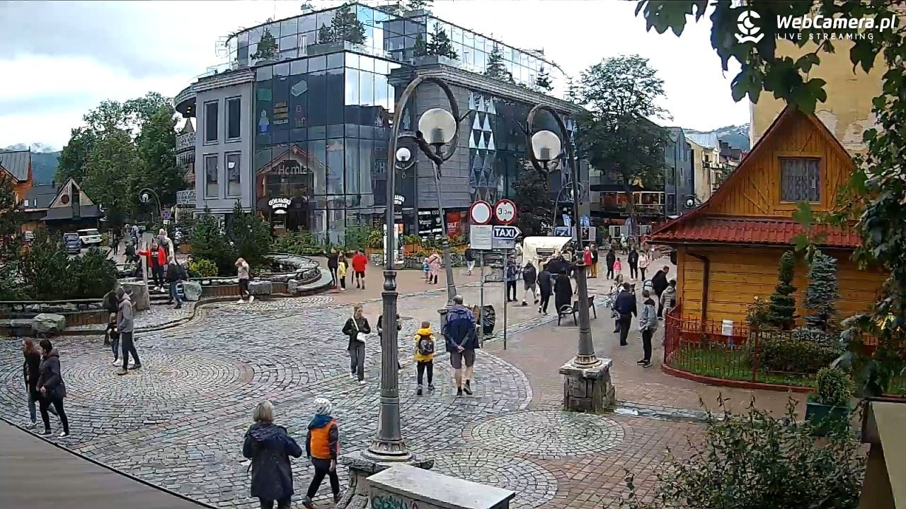 Widok na Krupówki w Zakopanem - 09 lipiec 2026, 13:41