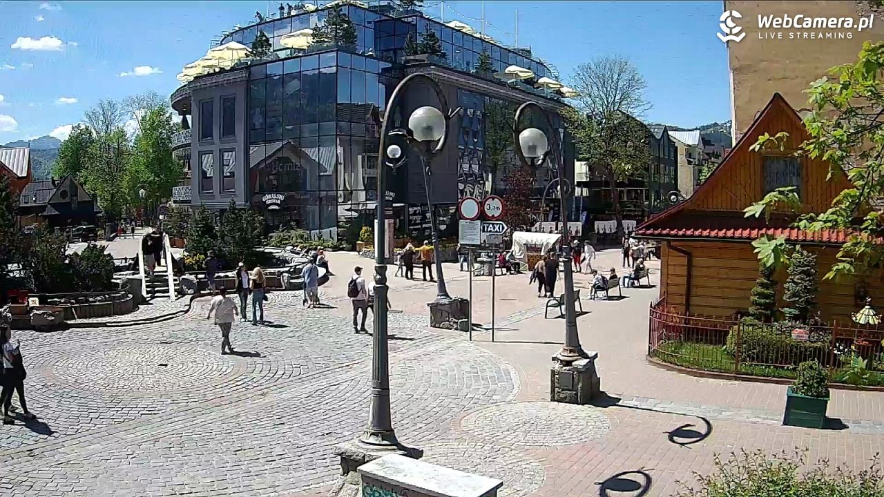Widok na Krupówki w Zakopanem - 23 maj 2026, 13:20