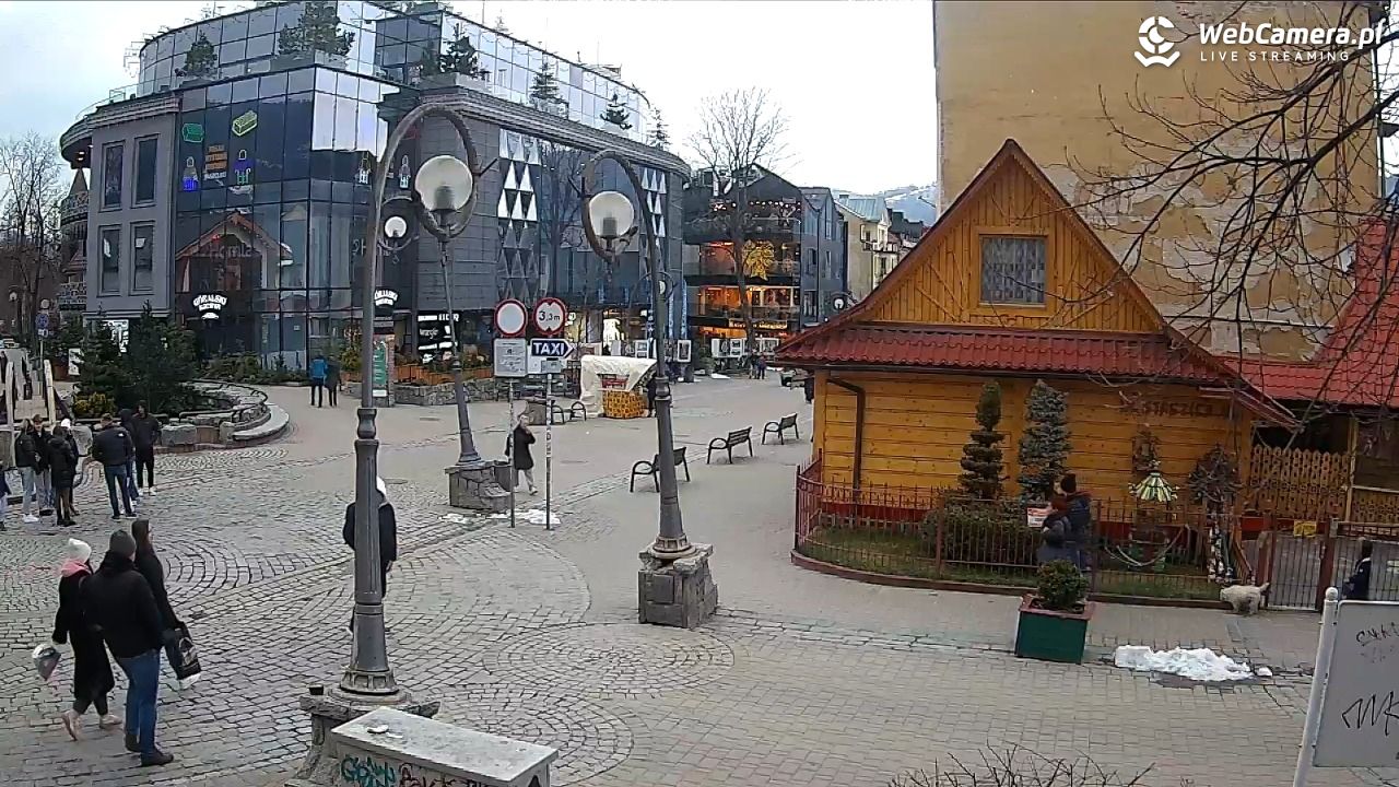 Widok na Krupówki w Zakopanem - 09 kwiecień 2026, 17:33