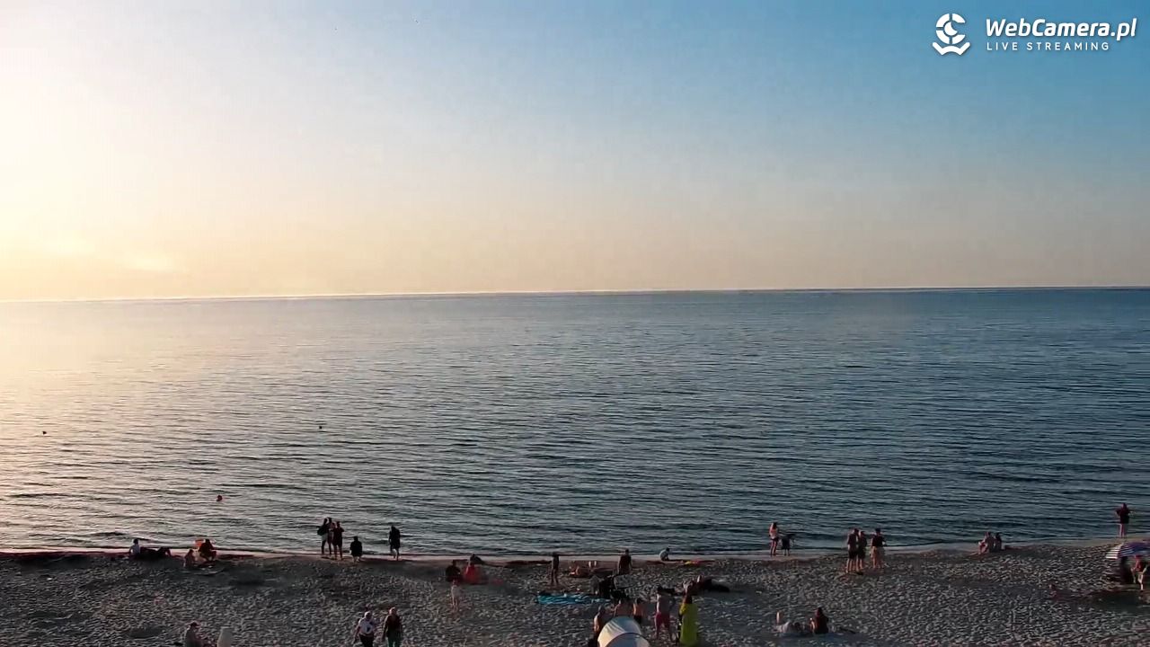 Krynica Morska - widok na plażę - 26 czerwiec 2026, 20:26