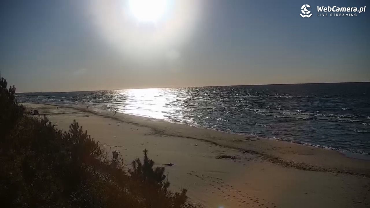 Krynica Morska - widok na plażę - 25 kwiecień 2025, 18:24