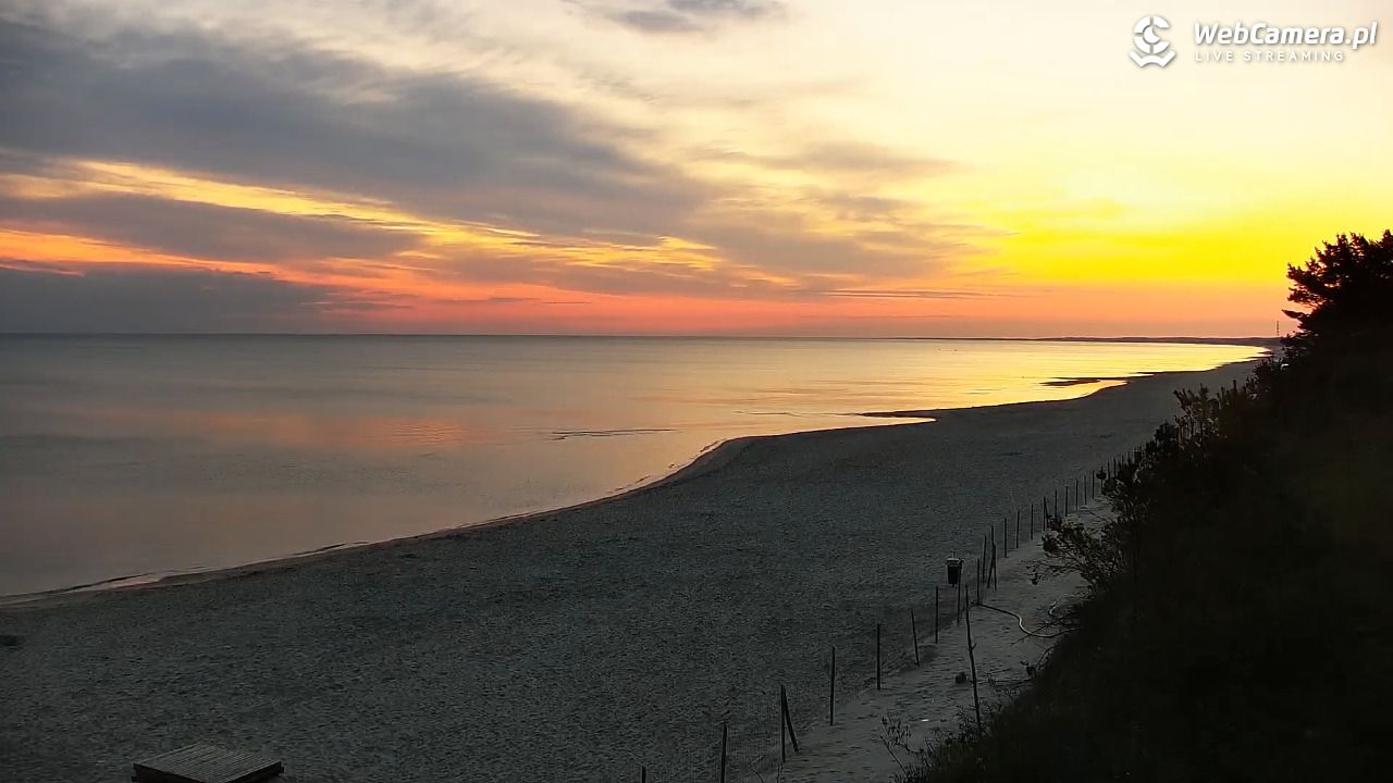 Krynica Morska - widok na plażę - 11 maj 2026, 04:14