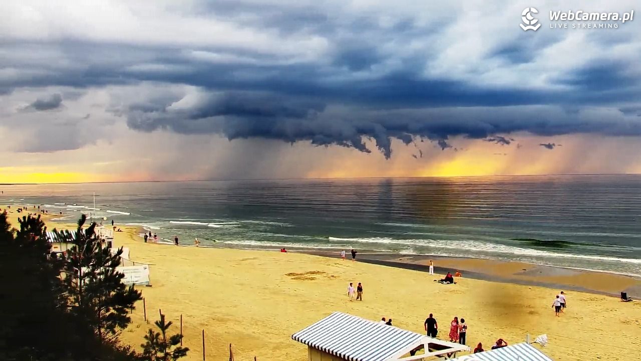 Krynica Morska - widok na plażę - 31 sierpień 2026, 18:38