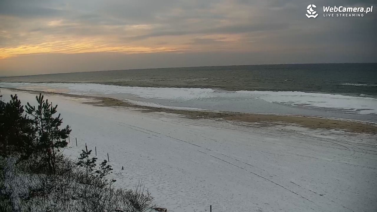 Krynica Morska - widok na plażę - 04 luty 2026, 15:57