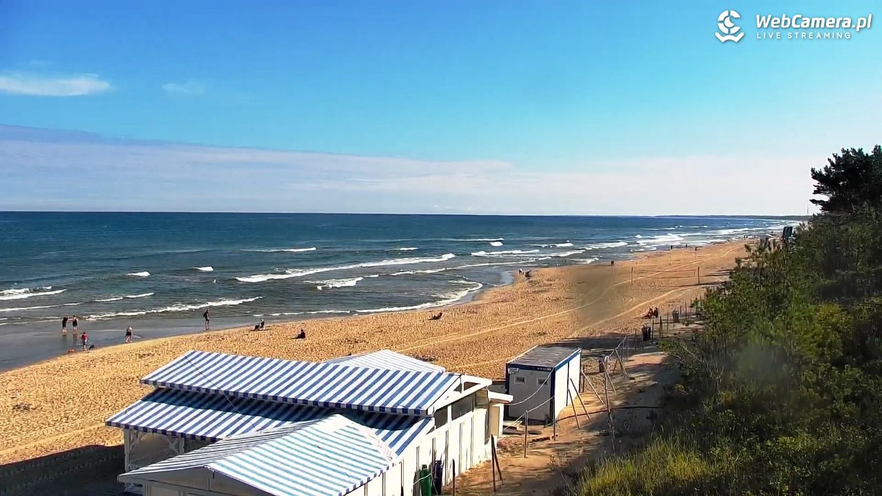 Krynica Morska - widok na plażę - 31 sierpień 2026, 09:34