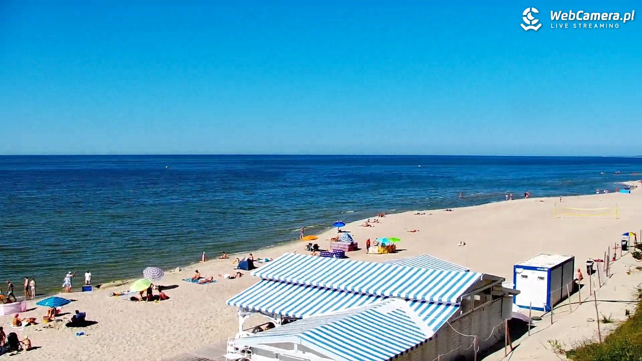 Krynica Morska - widok na plażę - 26 czerwiec 2026, 16:07