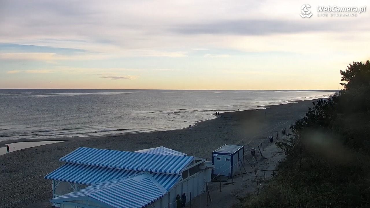 Krynica Morska - widok na plażę - 31 sierpień 2026, 06:54