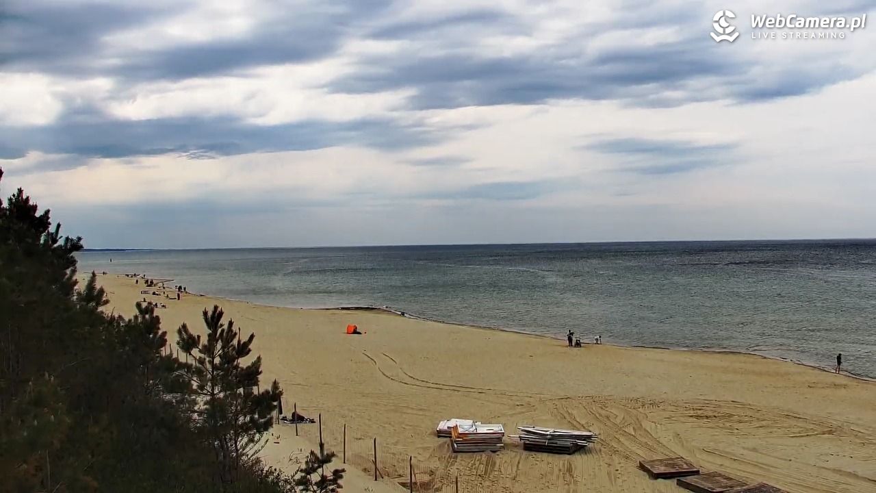 Krynica Morska - widok na plażę - 11 maj 2026, 15:07