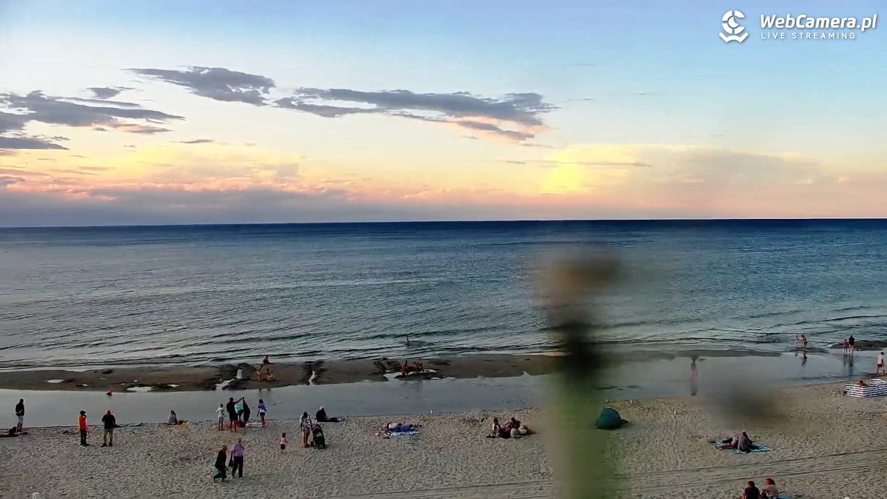 Krynica Morska - widok na plażę - 30 sierpień 2026, 18:32
