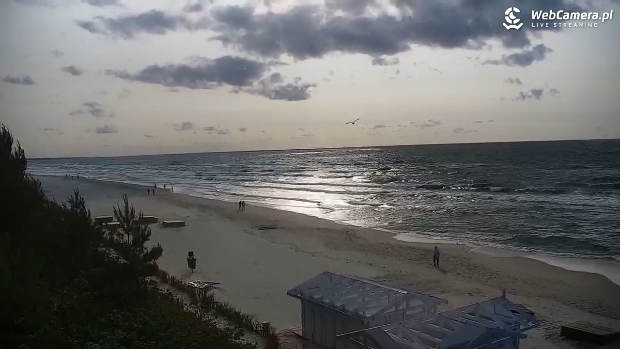 Krynica Morska - widok na plażę - 09 czerwiec 2025, 18:26