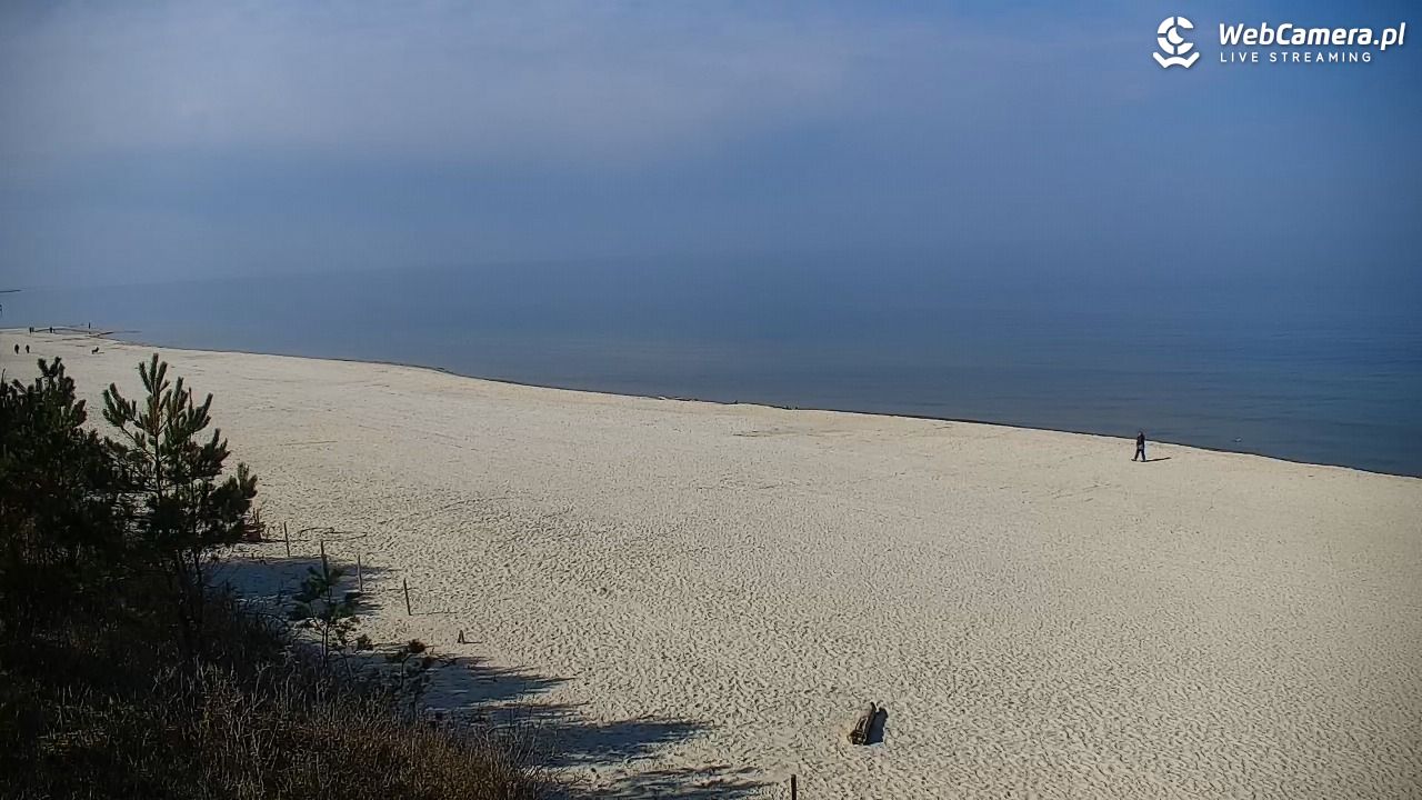 Krynica Morska - widok na plażę - 23 marzec 2026, 11:16