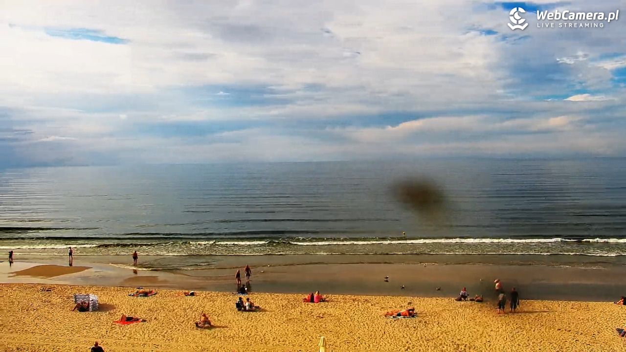 Krynica Morska - widok na plażę - 31 sierpień 2026, 16:12