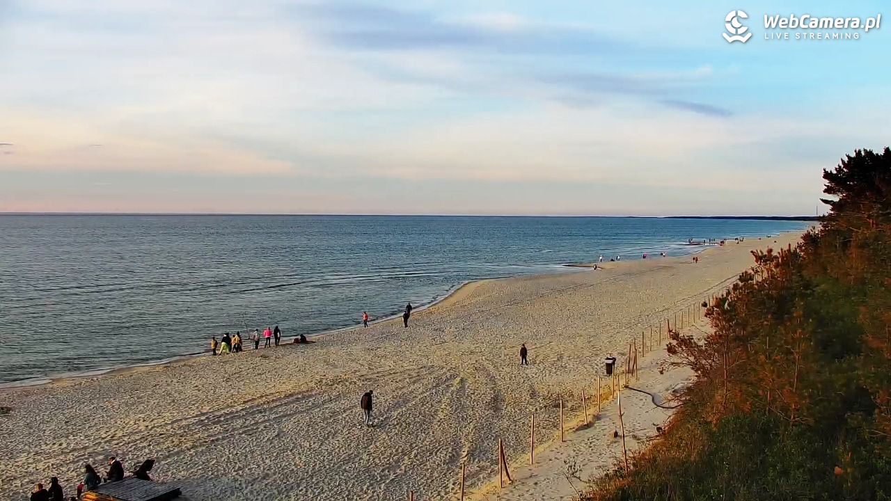 Krynica Morska - widok na plażę - 10 maj 2026, 19:40