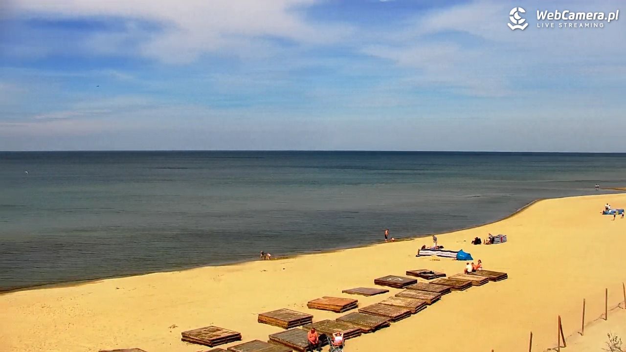 Krynica Morska - widok na plażę - 11 maj 2026, 14:04